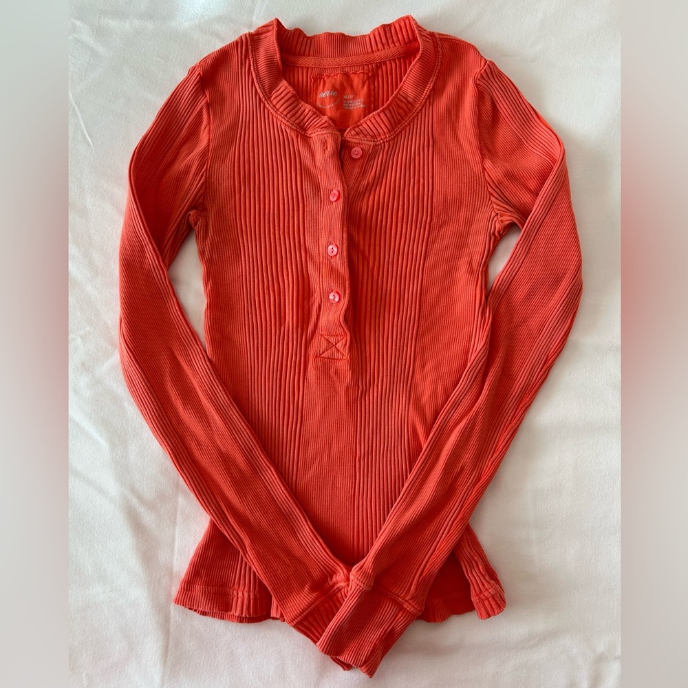 Aerie Henley long sleeve top